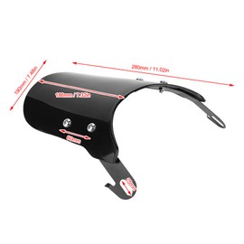 Universal Motorcycle Windshield Extension, Motorcycle Windscreen Wind Defield Wind Deflector, Lamp Mask Motorcycle