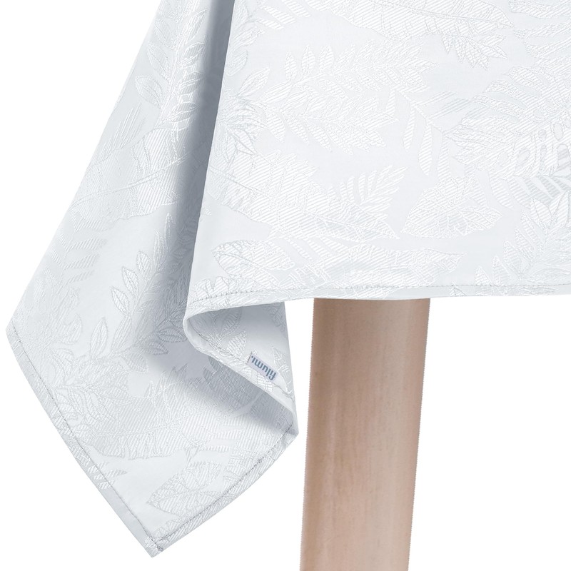 Filumi Eris Tablecloth 140 x 180 cm White Washable for
