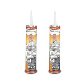 Dicor 501LSD Lap Sealant, Self-Leveling, RV Roof and Repair, Dove (Bright White), 10.3 OZ Tube, Pack of 2
