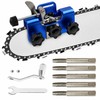 Portable Chainsaw Sharpener Jig for Chain Maintenance – Hand-Crank Sharpening