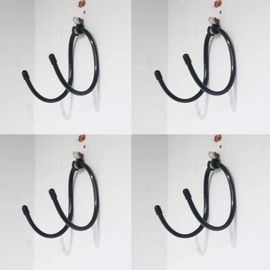 Yoga Mat Foam Rollers Wall Rack Wall Storage Mount Wall Holder Storage Shelf for Foam Rollers and Yoga Mat / Sports Sweat Towel, Up to 20Lbs - No Mat - Upgrade - 4/PK