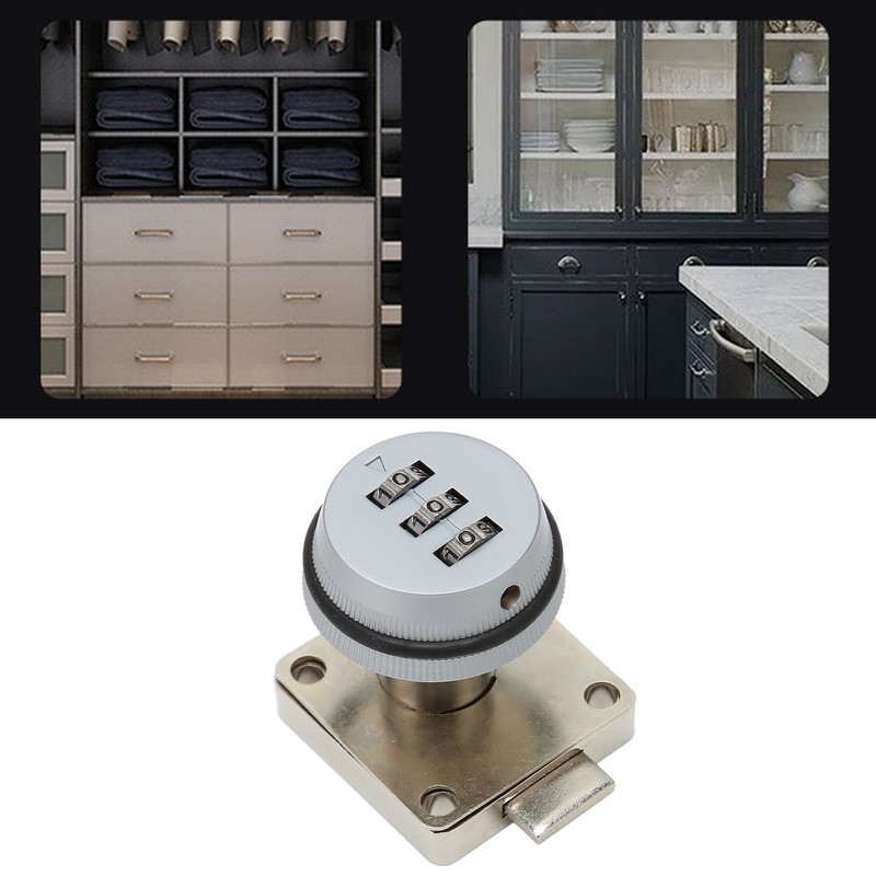 Combination Cam Lock Zinc Alloy Keyless Password Drawer Lock for