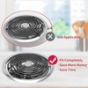 COZZIVITA GE Drip Pans and Stove Burner Element Unit Set,