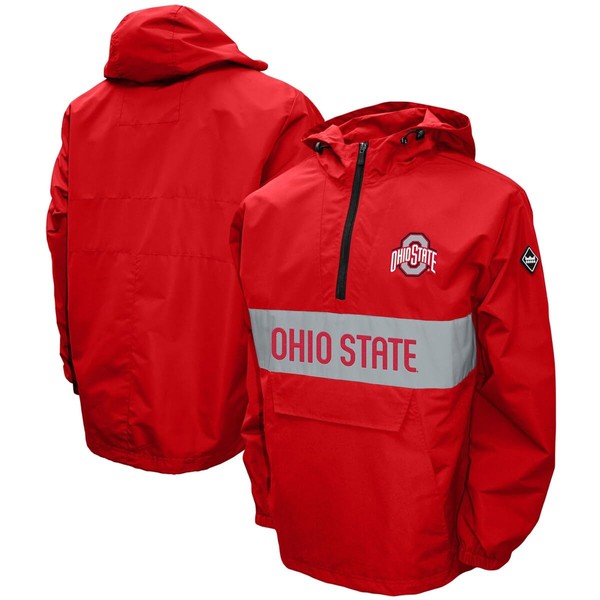 Franchise Club Mens Ohio State Alpha Anorak Jacket (Medium)