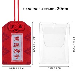 Alipis Amuleto Japonés Omamori 10 Bolsitas Colgantes Amuletos De La Suerte Bolsa De Bendición Colgante para Coche Bendición Salud Fortuna Riqueza Éxito Buena Suerte Santuario Bolsita
