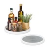 Relaxdays Turntable 2-Piece Set, Diameter 25 and 30 cm, Rotating