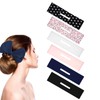 Hair Bun Roller Hair Band Set with Bow, 6 Pieces,