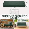 Wenqik Corduroy Indoor Bench Cushion 42x16 Furniture Loveseat Patio Swing