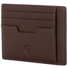 VON HEESEN Genuine Leather RFID Card Holder Made of Nappa