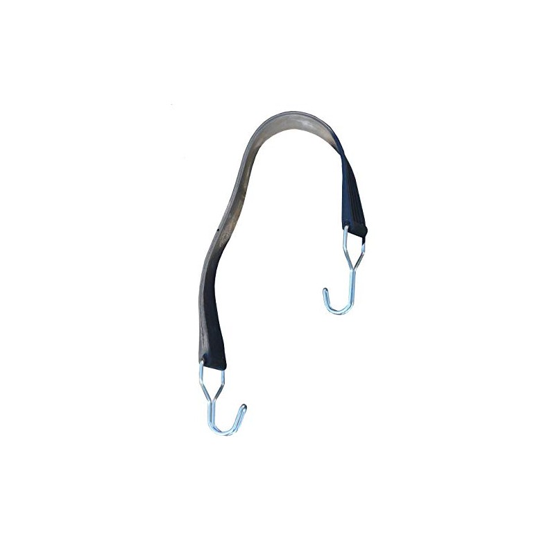 Abrollwerk Rubber Tie Down Strap with 2 Hooks Suitable for