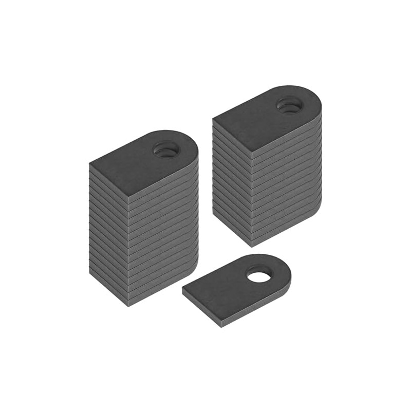 OTTFF 30 Pack Weld On Mounting Tab, Steel Basic Welding