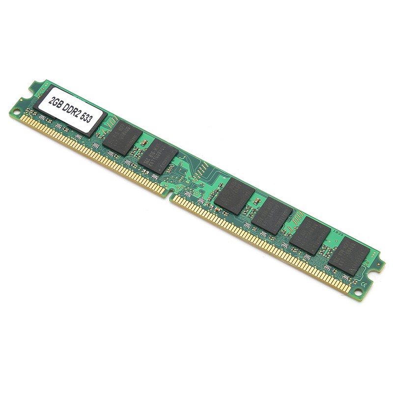 Memory Module Desktop Full Compatible DoubleSided 16Grain DDR2 2GB 533MHZ