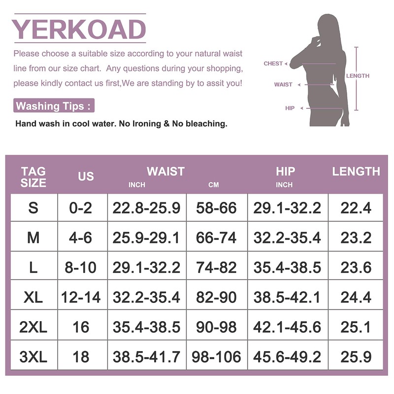 YERKOAD Shaper Bodysuit for Women High Waist Tummy Control Shapewear
