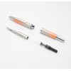 JINHAO 10 Press Fountain Pen Retractable Metal Pen with Ink