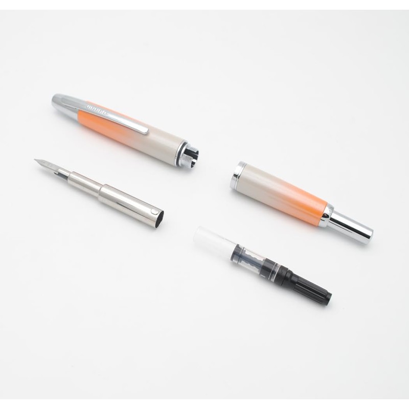 JINHAO 10 Press Fountain Pen Retractable Metal Pen with Ink