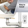 Highcraft 9783 Stainless Steel Bath Tub Drain Assembly with Rubber
