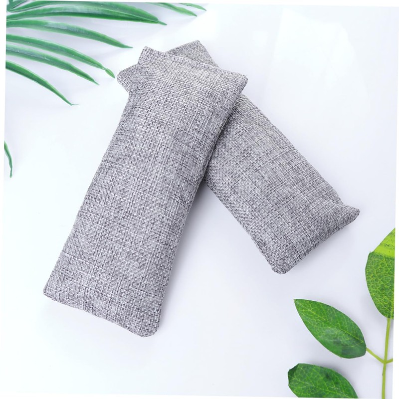 Mobestech 10 Pack 100g Bamboo Charcoal Odor Absorber Set Grey