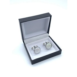 gentleman Men Cufflinks Classic Round Quartz Set Gentleman Special Occasion Shirt #25
