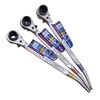 Super Tool RNB-1721RK Double-ended Ratchet Wrench, Regular Size, With Sliding