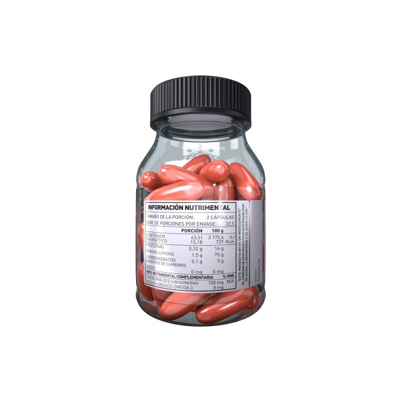 Essential Nutrition Q10 y Omega 3 45 cápsulas de 1000