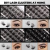Individual Eyelashes 192PCS DIY Lashes Extension Kit with Lash Bond