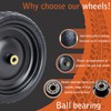 ASDFGHT 13" Flat Free Wheels for Gorilla Cart, Wheelbarrow, Garden