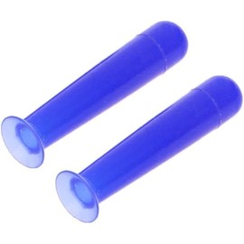 2 Pcs Blue Contact Lens Inserter Remover Tool, Handy Silicone Soft Lenses Small Suction Cups Stick,RGP Inserter Remover Cases,Applies Contacts Safely and Hygienically,Contact Lens Remover Accessories