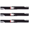 3PK Oregon 91-627 Repl Blades for 72" Hustler 602857, 798702,