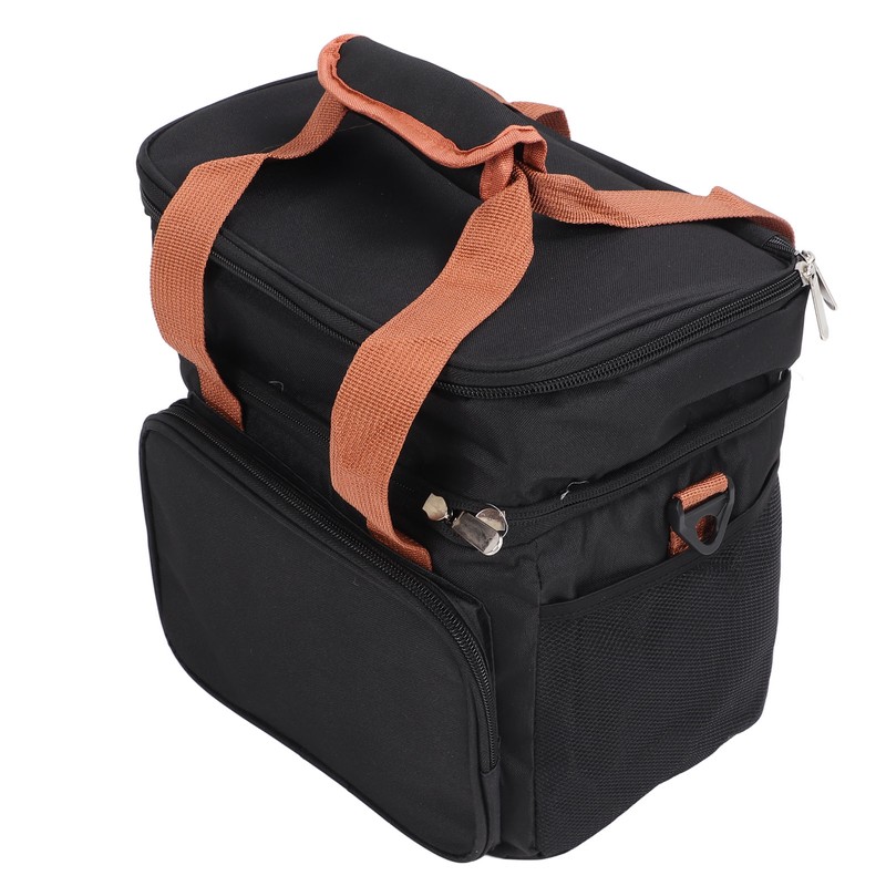 Lunch Bag 2 Deck Messenger Large Capacity Waterproof Leakage Proof