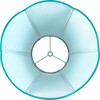 GO&SO Scalloped Lamp Shade Teal Lamp Shade -Bell Lampshades 6x13x10.6"(Spider)