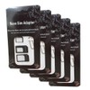5 pieces adapter SIM card 4 in 1 nano sim