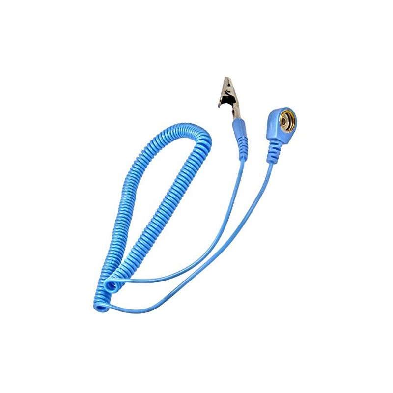 Minadax Anti-Static Grounding Band ESD Wrist Cuff Strap Adjustable with