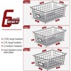 6 Pack Wire Baskets for Pantry Organization and Storage, Kitchen