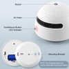 1-Pack Smart Smoke Detector,Wi-Fi Smoke Detector with Smart Life App