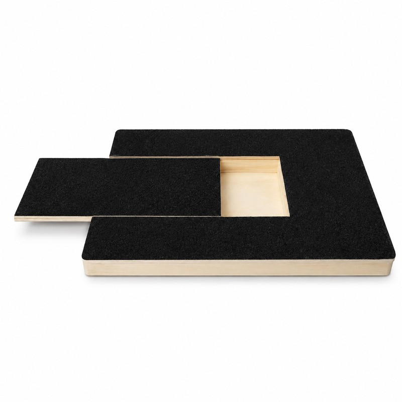 Dog Nail Scratch Board for Easy Trimming – Wooden Treat-Drawer
