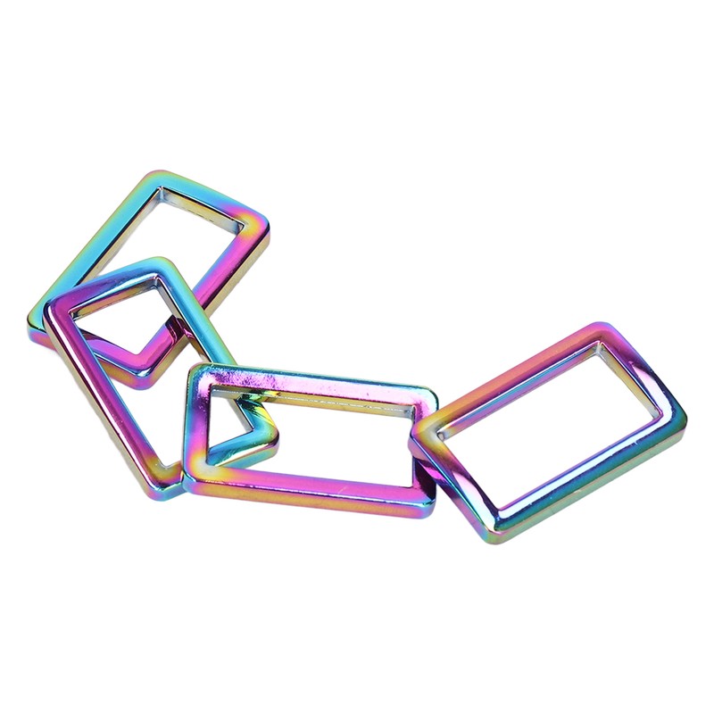 10Pcs Ring Buckle Sturdy Durable Adjustable Hardware Metal Buckle for