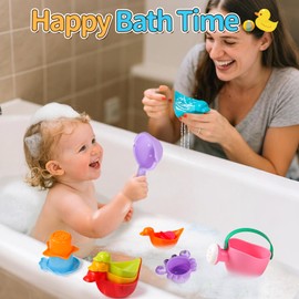 Bath Toy Bath Toy Baby from 1 2 3 4 Years Water Toy Children Swimming Pool Toy Paddling Pool Baby Toy from 1 2 3 4 Years 10 Pieces Bath Toy (Random Colour Match)