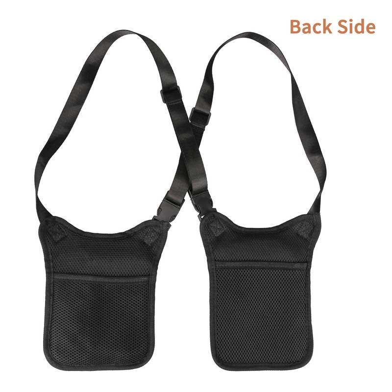 wiipara Hidden Underarm Shoulder Bag, Anti-Theft Shoulder Bag Wallet, Multipurpose