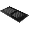 Vent Systems 20x10cm Air Vent Covers - Black - Metal