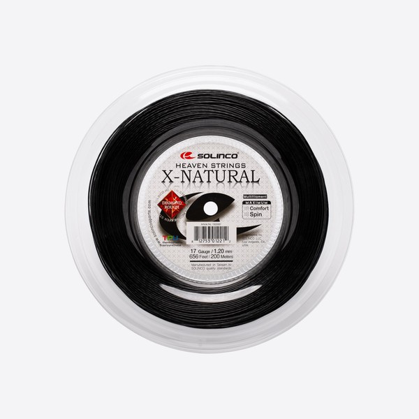 Solinco X Natural Tennis String Reel (660ft/200m) (17G)