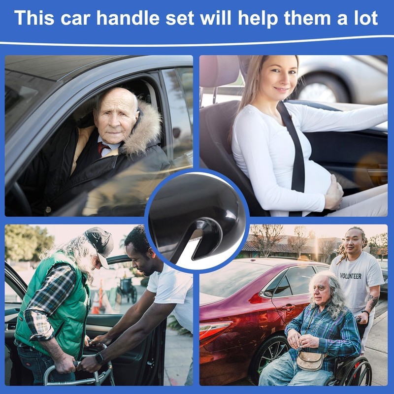 VIDSTW Car Door Handle for Elderly Exit Aid Car Handle