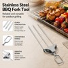 Bbq Skewer Kit - Stainless Steel Skewers - Basting Brush