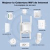 Qzgyoool Repetidor de Señal WiFi,300Mbps AC 1200 Amplificador de Señal