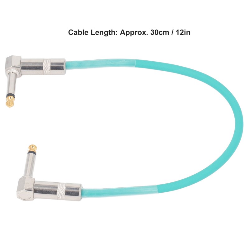 2PCS 12 Inch Guitar Jumper 1/4 Inch Plug Guitar Effect