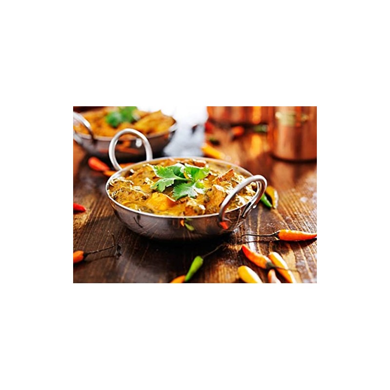 U COOK Balti Dish Set of 6. Curry Karahi Bowel