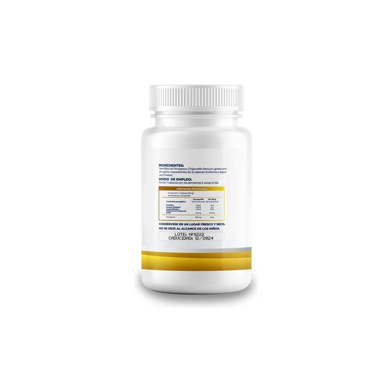 Aguaje Y Fenogreco Pack 100 Capsulas Por Frasco 100% Natural