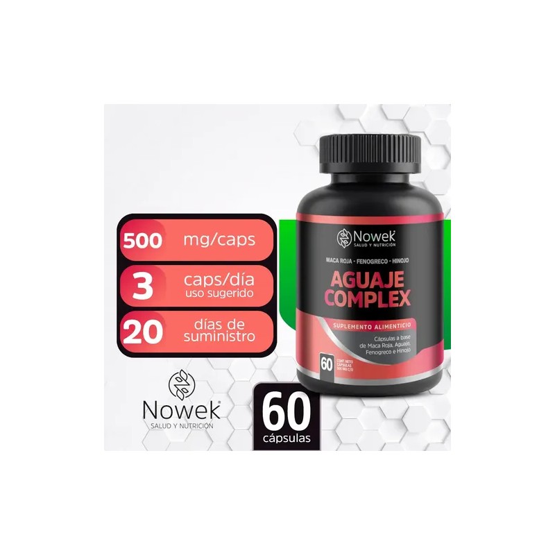 Aguaje + Fenogreco + Hinojo + Maca Negra - 60