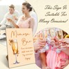 Mimosa Bar Sign With Stand, Champagne Mimosa Bar Supplies Decorations,