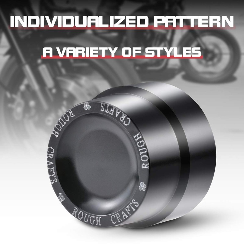 KaTur Black CNC Aluminum RC Front Axle Cover Cap Nut