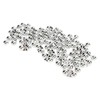 50PCS Fishing Double Rattle Metal Sea Fishing Attractor Bell Beads
